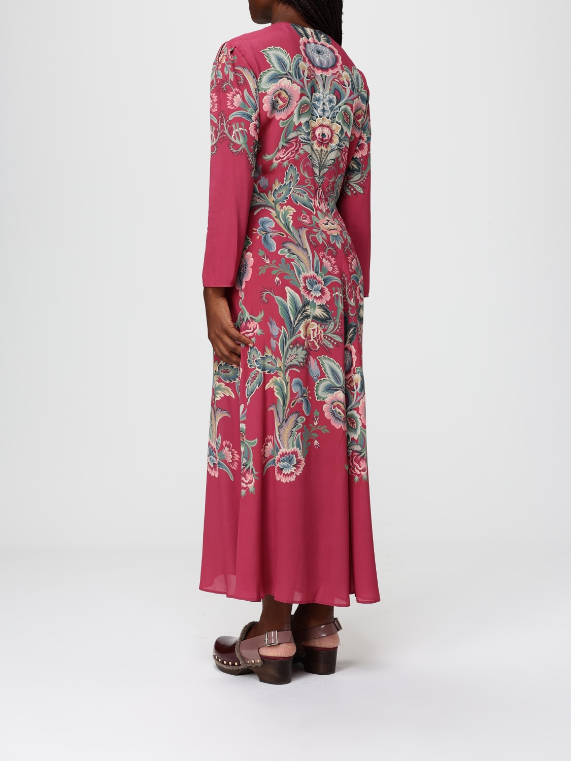 ETRO DRESS: Dress woman Etro, Burgundy - Img 3