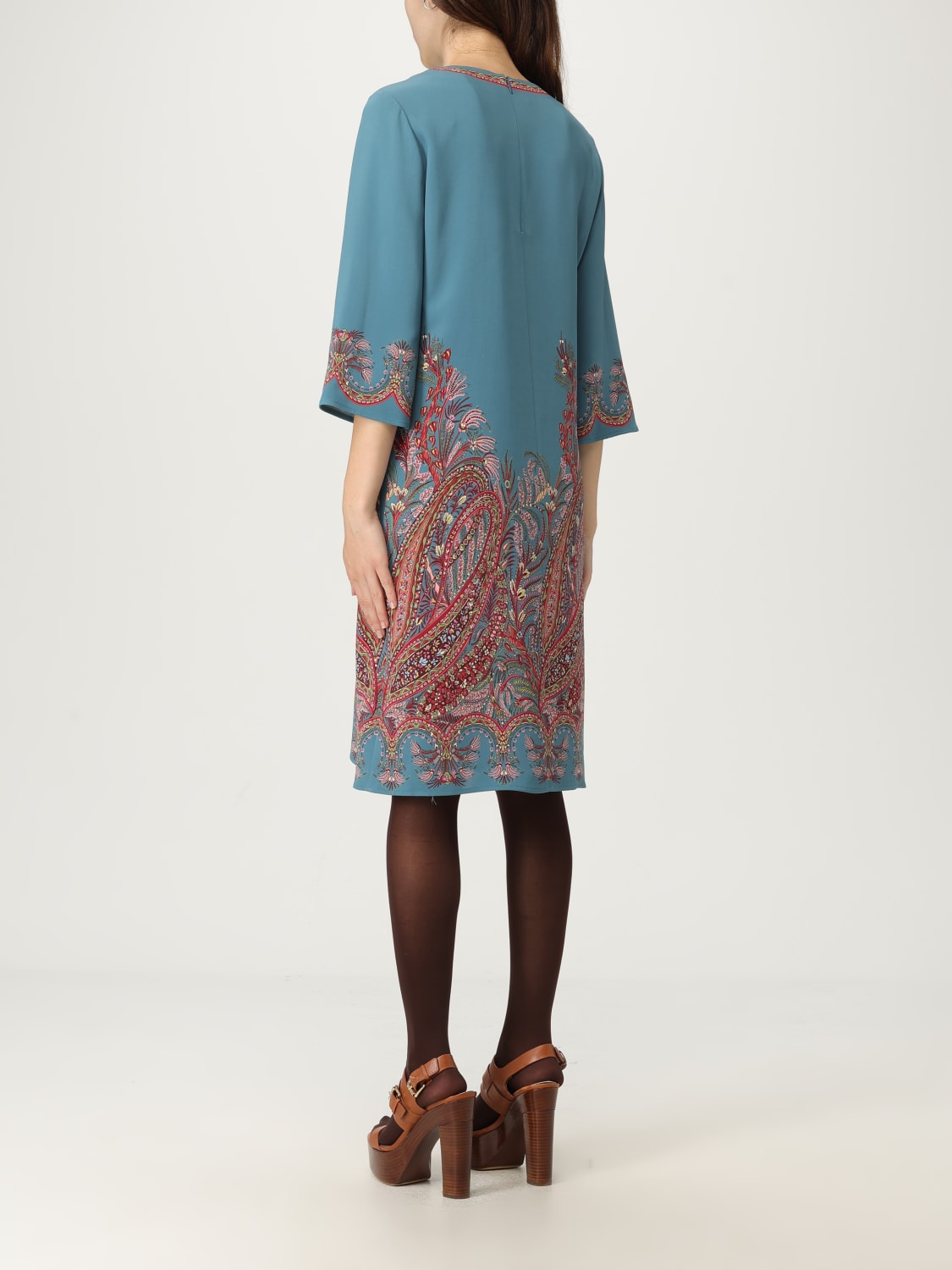 ETRO DRESS: Dress woman Etro, Gnawed Blue - Img 2