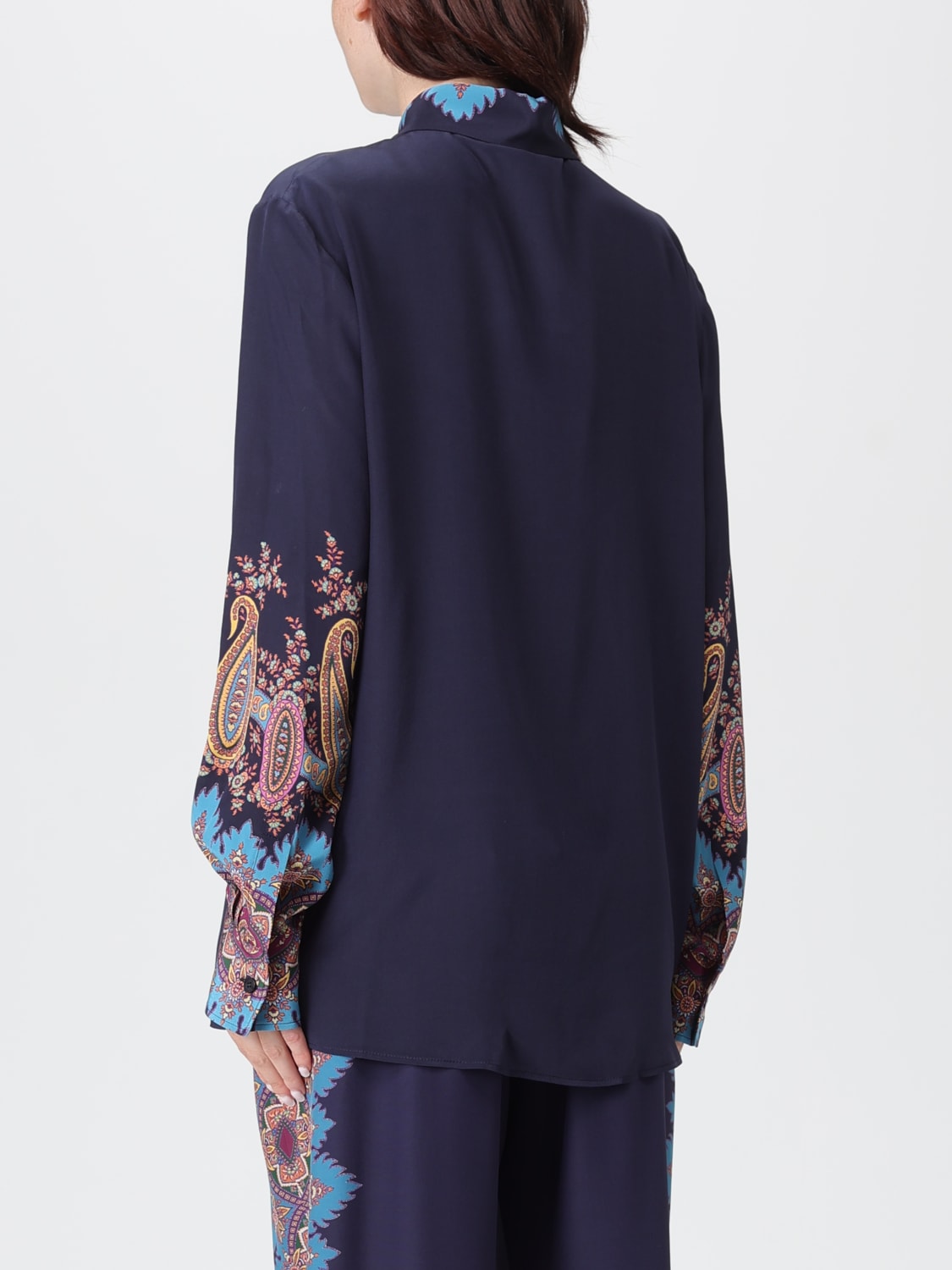 ETRO HEMDBLUSE: Hemdbluse damen Etro, Blau - Img 3
