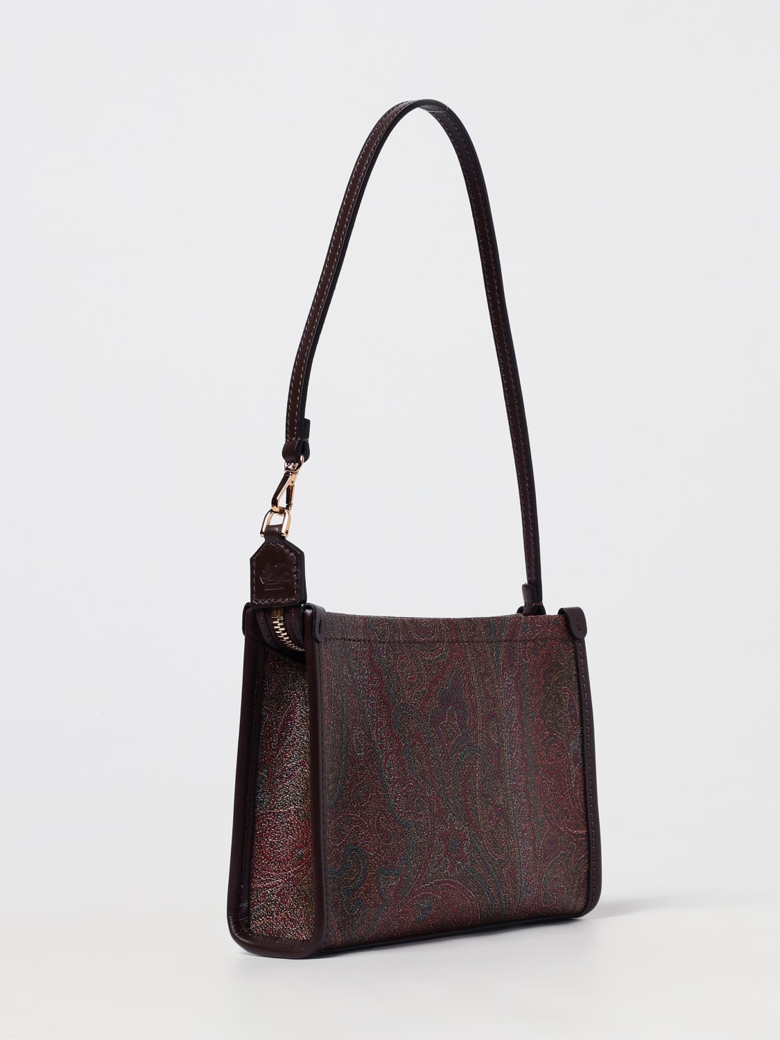 ETRO MINI BAG: Shoulder bag woman Etro, Brown - Img 3