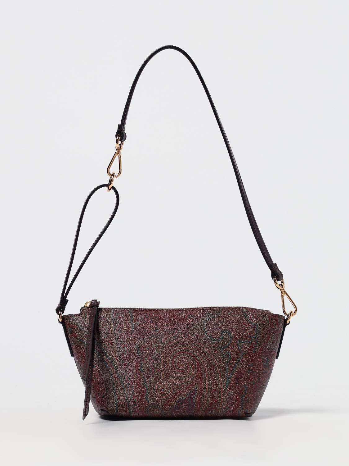 ETRO MINI BAG: Shoulder bag woman Etro, Brown - Img 1