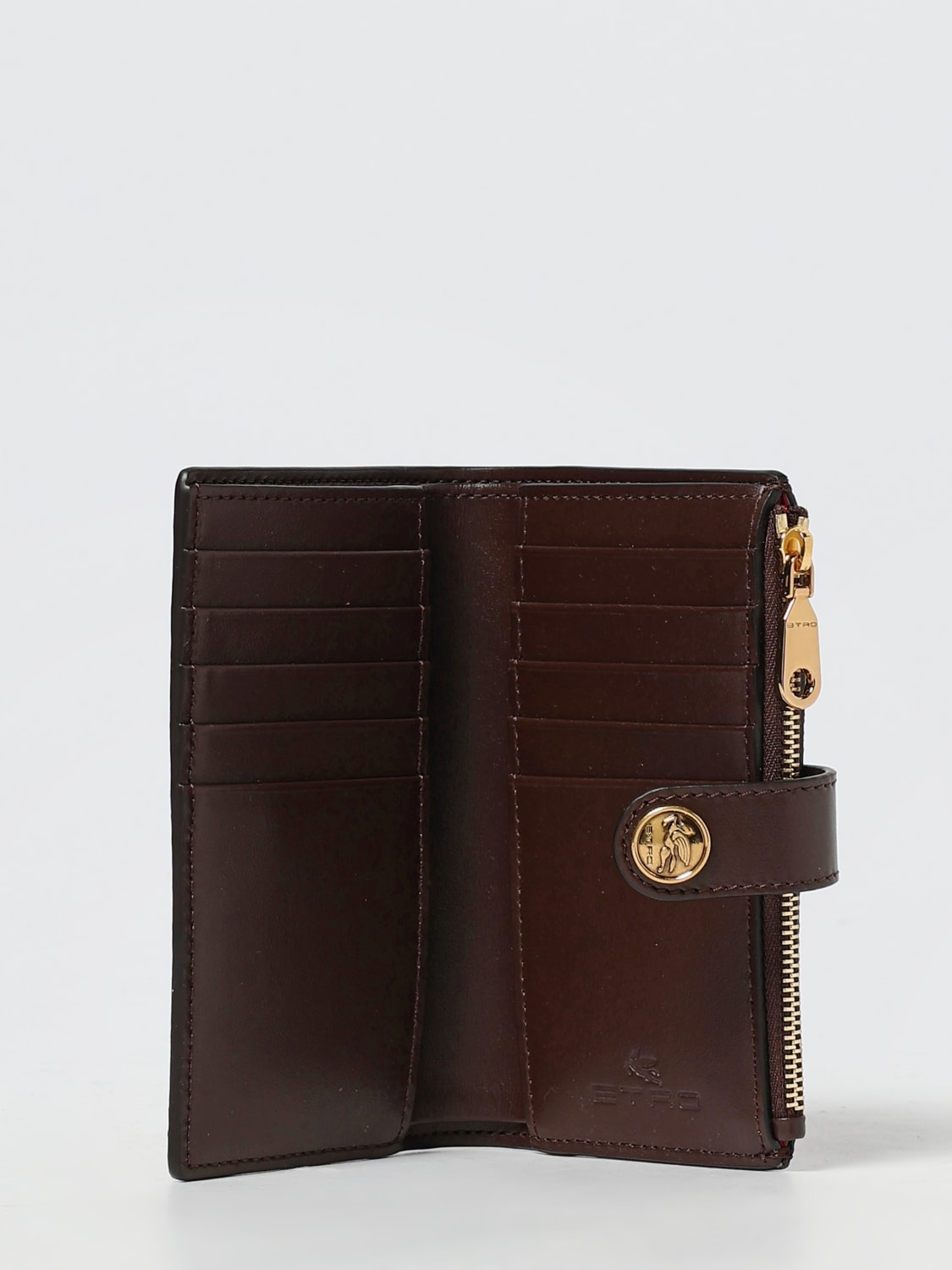 ETRO 钱包: 钱包 女士 Etro, 棕色 - Img 2