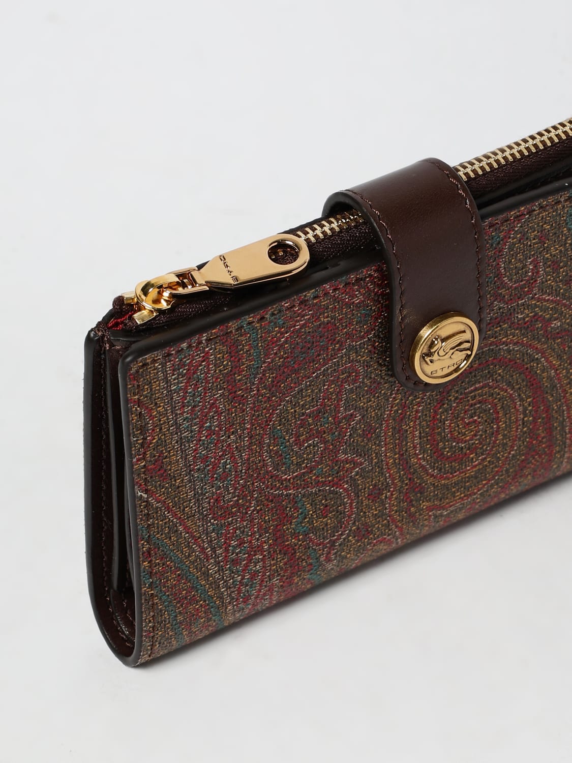 ETRO 钱包: 钱包 女士 Etro, 棕色 - Img 4
