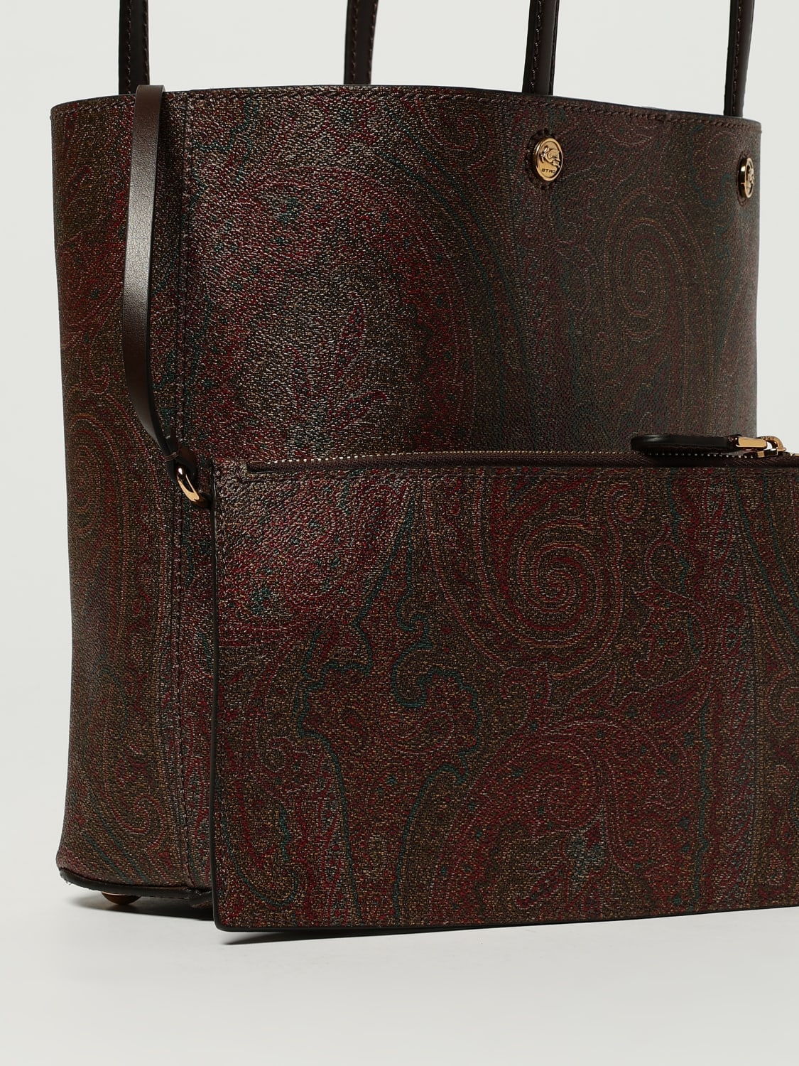 ETRO BOLSO DE HOMBRO: Bolso de hombro mujer Etro, Marrón - Img 4