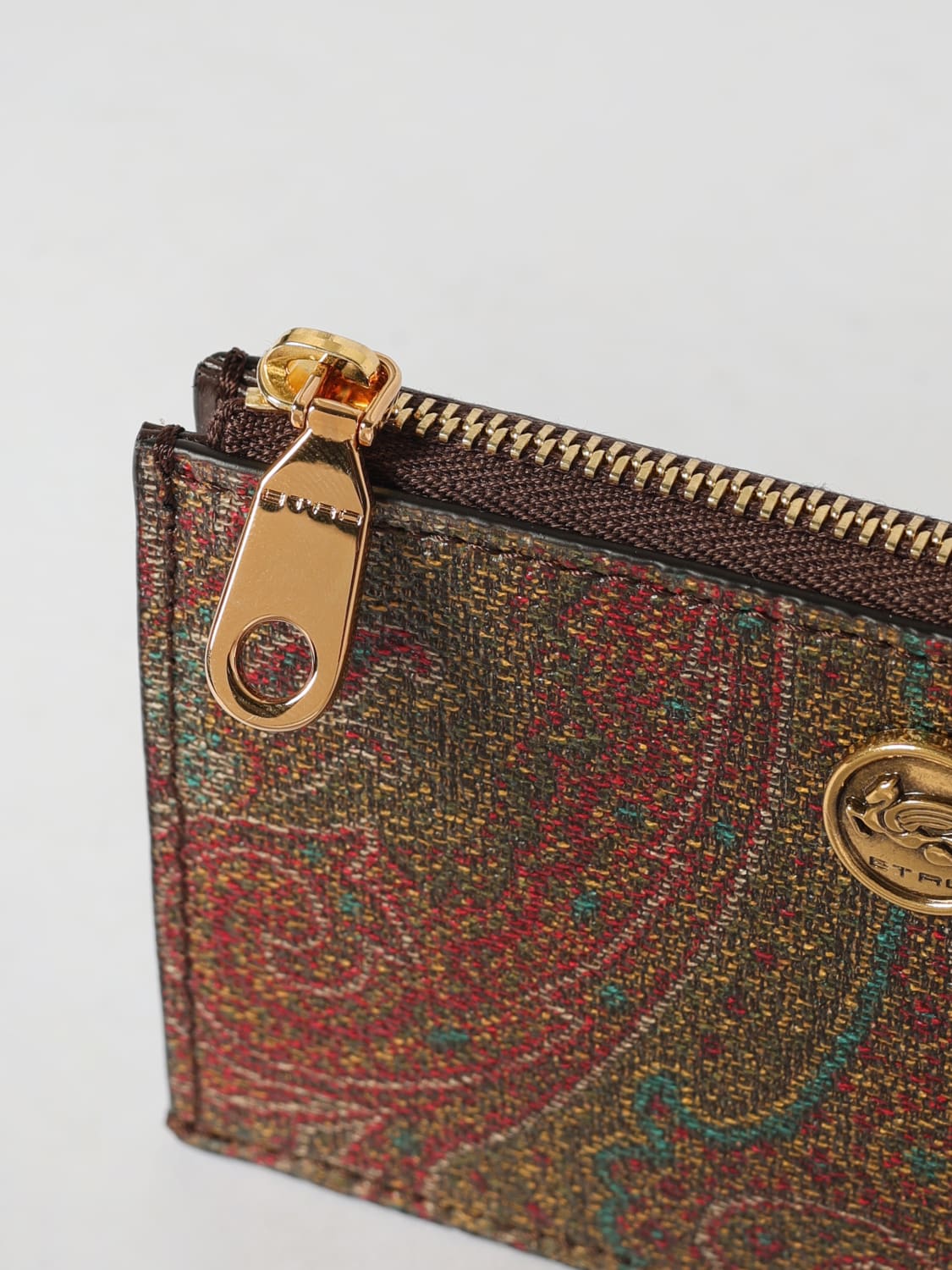 ETRO WALLET: Wallet woman Etro, Brown - Img 3