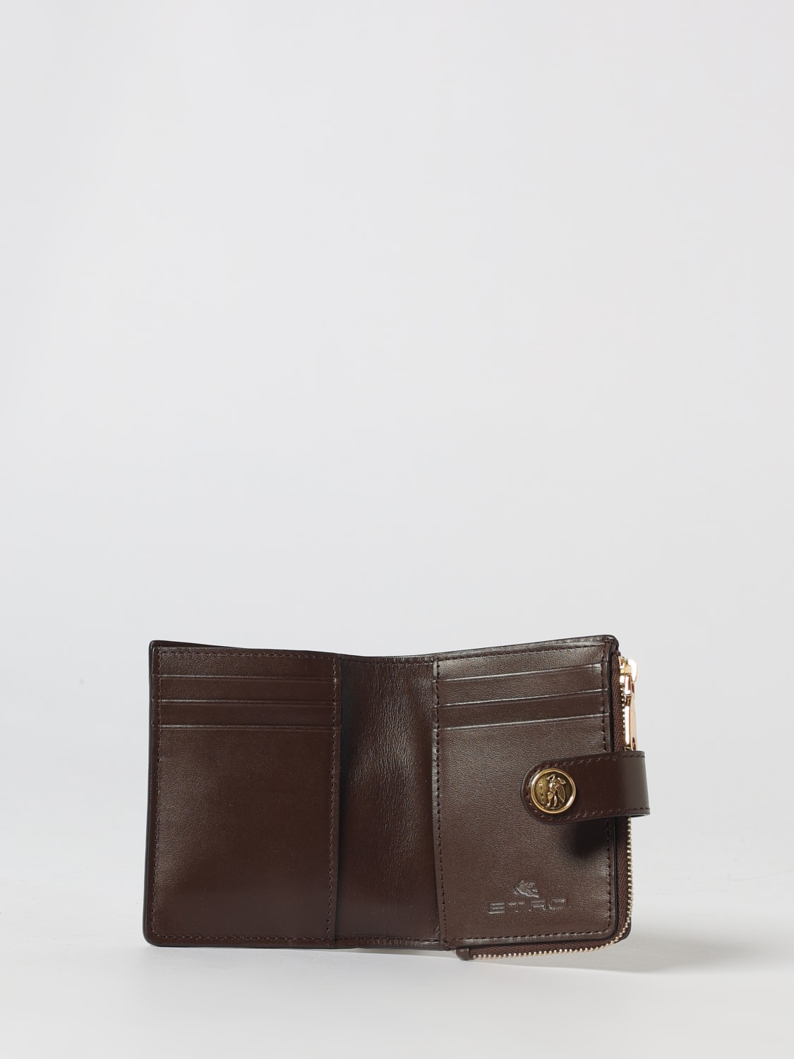 ETRO WALLET: Wallet woman Etro, Brown - Img 2