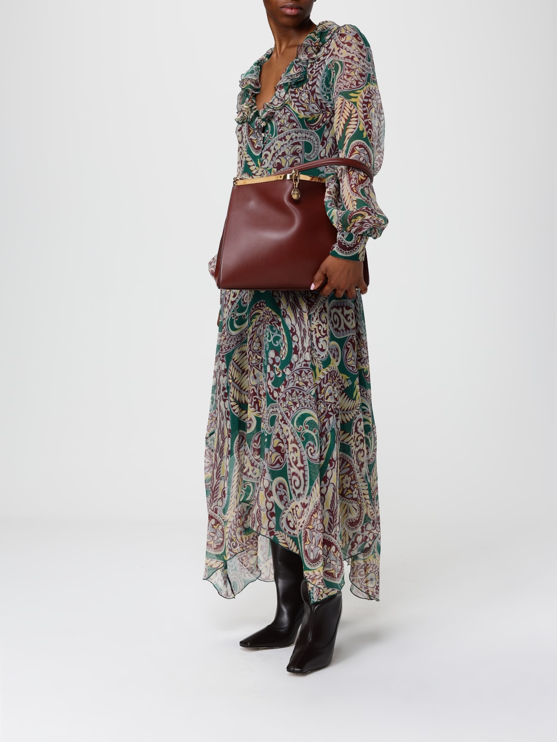 ETRO SHOULDER BAG: Shoulder bag woman Etro, Brown - Img 2