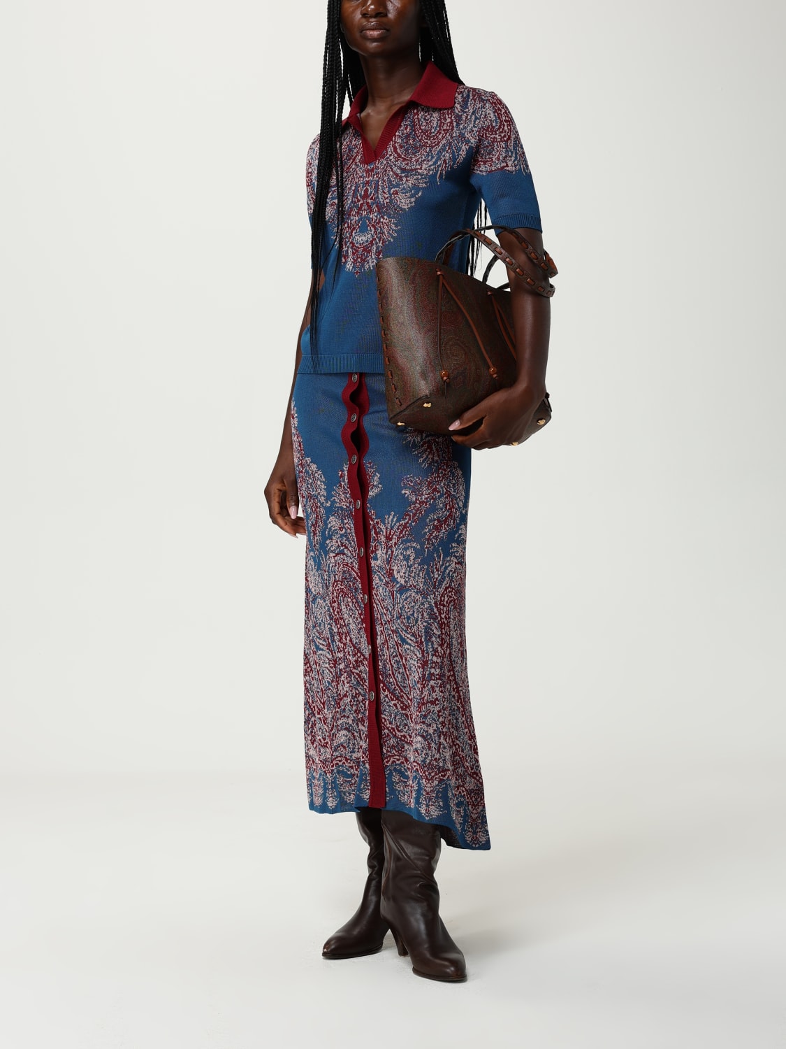 ETRO BOLSO DE HOMBRO: Bolso de hombro mujer Etro, Marrón - Img 2