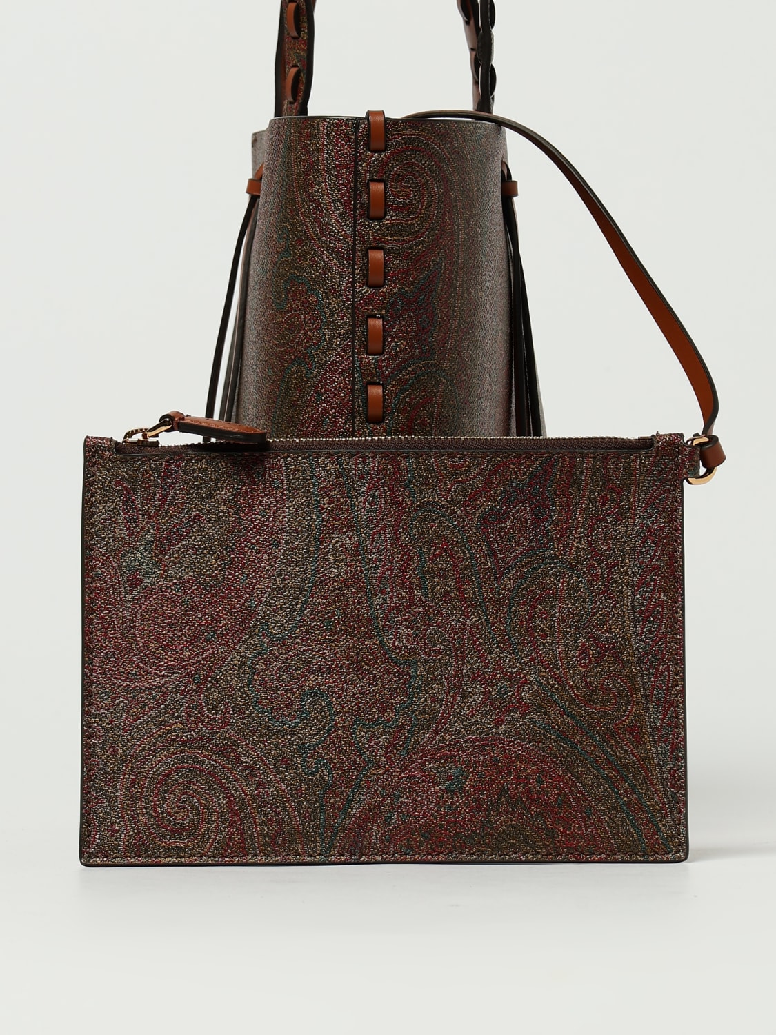 ETRO BOLSO DE HOMBRO: Bolso de hombro mujer Etro, Marrón - Img 4