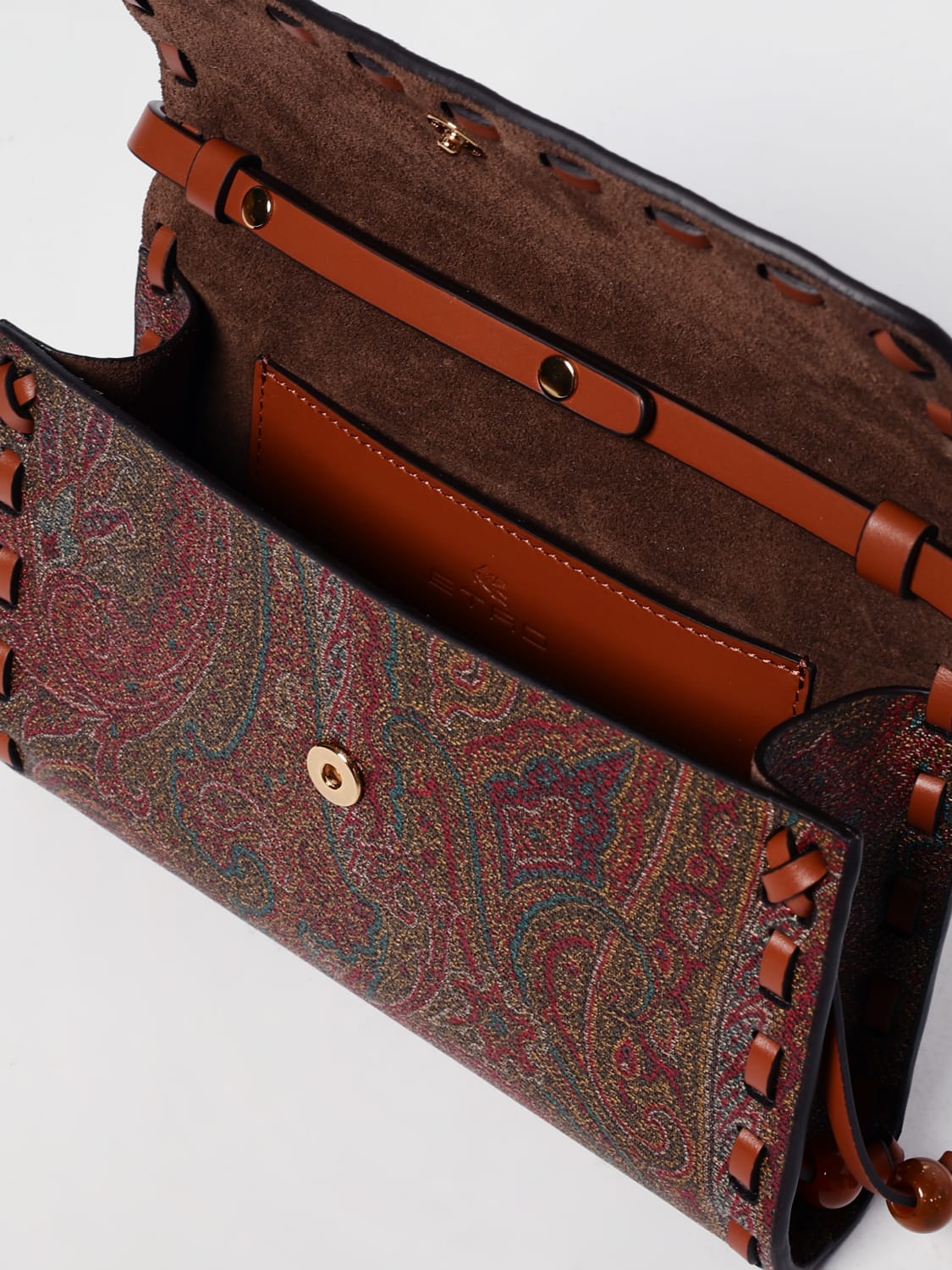 ETRO MINITASCHE: Schultertasche damen Etro, Braun - Img 5