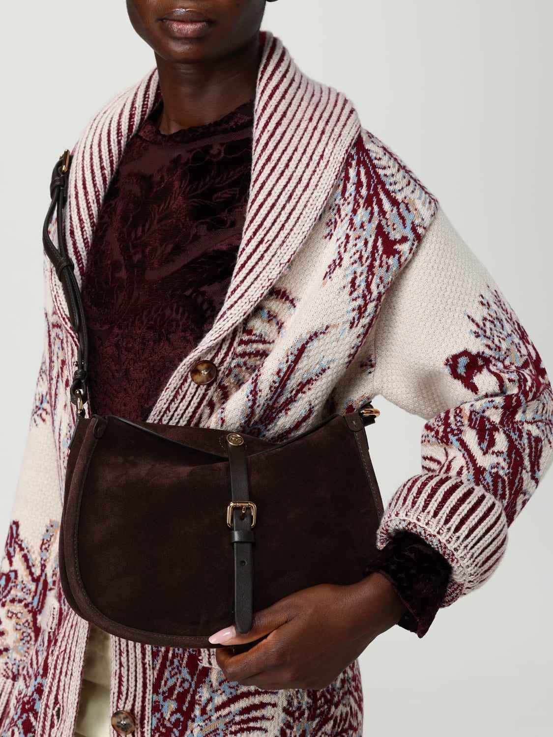 ETRO SHOULDER BAG: Shoulder bag woman Etro, Brown - Img 2