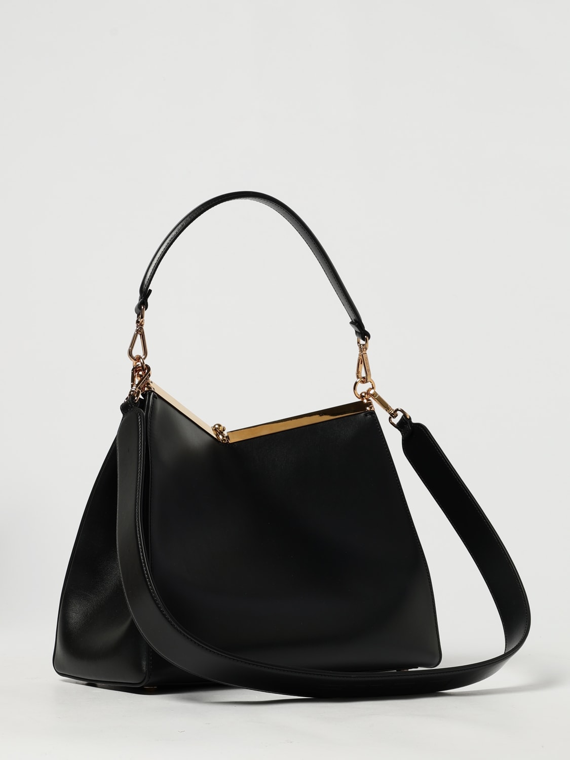 ETRO BORSA A SPALLA: Borsa Vela Large Etro in pelle , Nero - Img 3