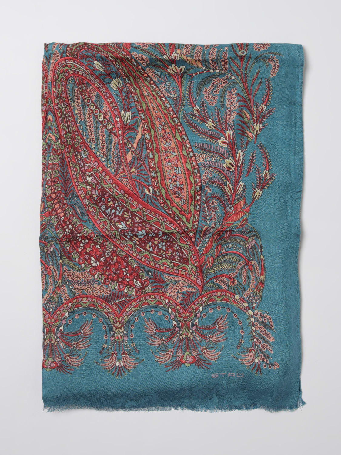 ETRO SCARF: Scarf woman Etro, Gnawed Blue - Img 1