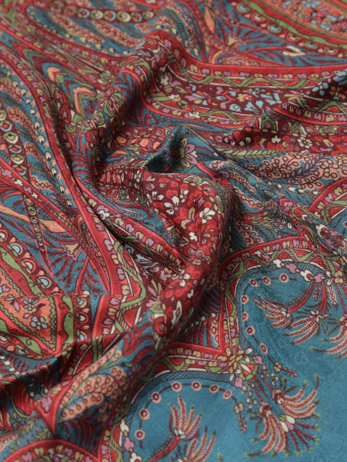 ETRO SCARF: Scarf woman Etro, Gnawed Blue - Img 3