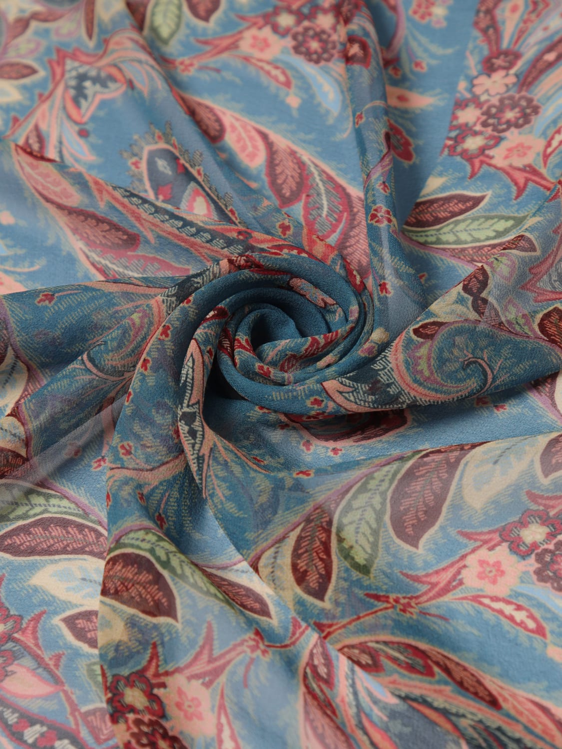 ETRO BUFANDA: Bufanda mujer Etro, Azul Claro - Img 3