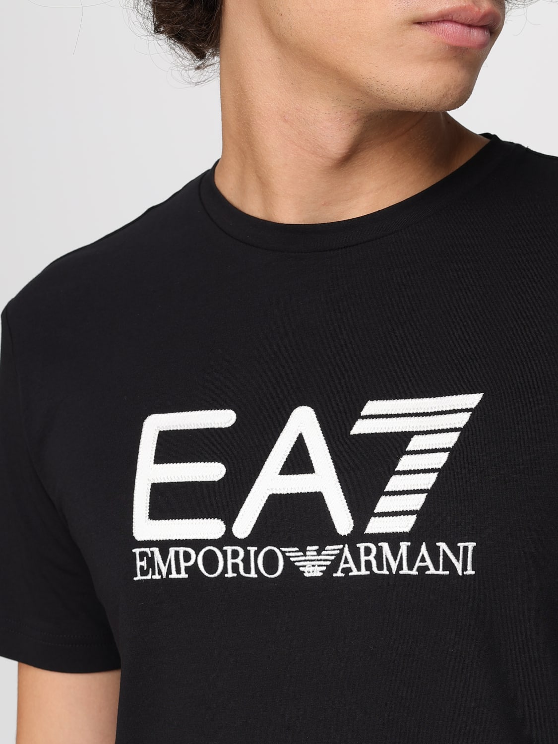EA7 CAMISETA: Camiseta hombre Ea7, Negro 1 - Img 3