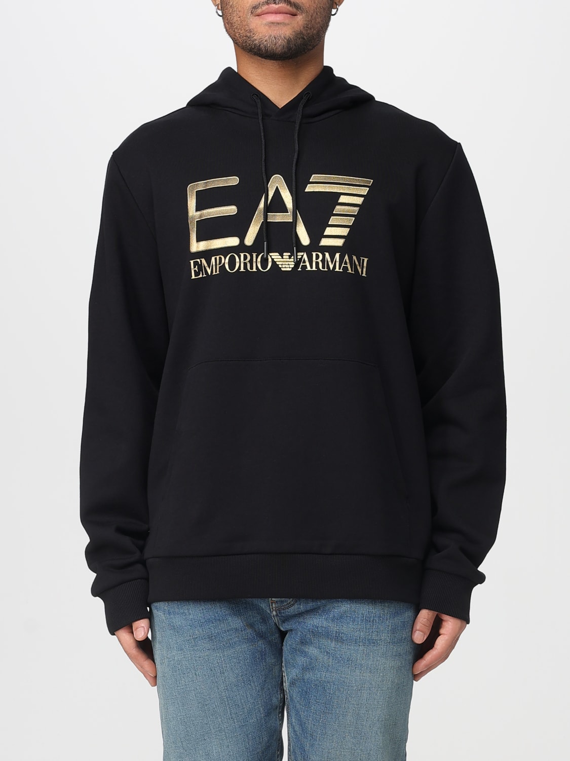 EA7 SWEATSHIRT: Sweatshirt herren Ea7, Schwarz - Img 1