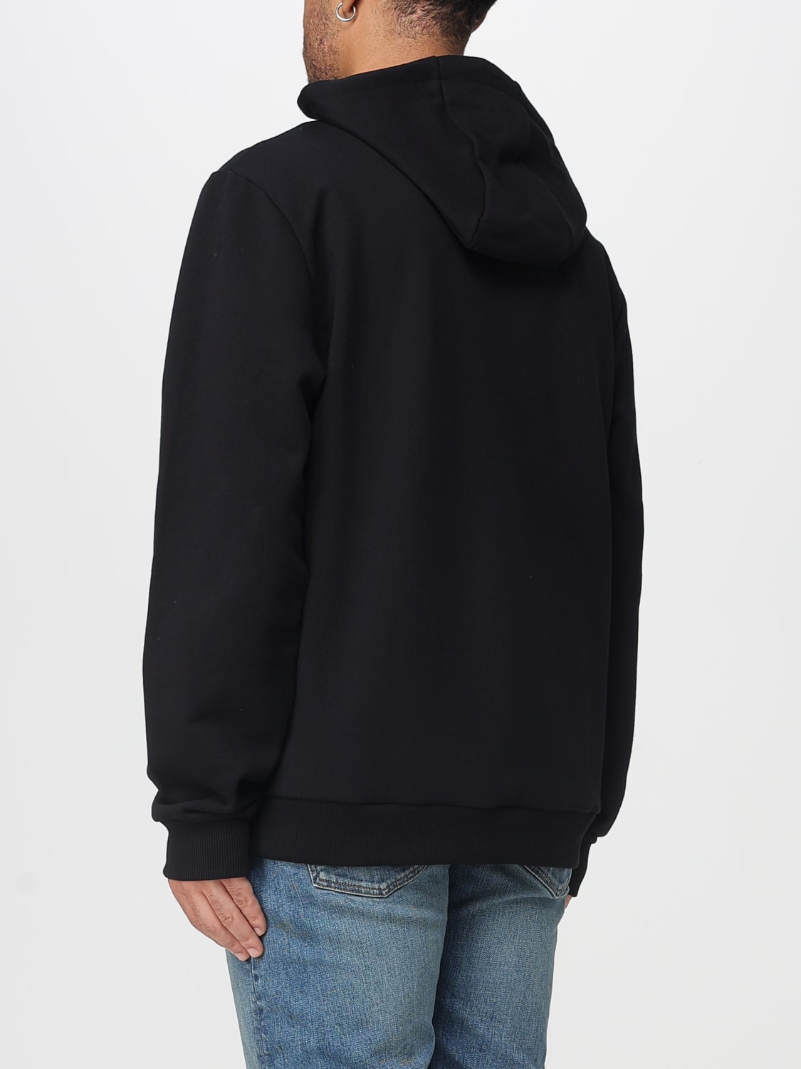 EA7 SWEATSHIRT: Sweatshirt herren Ea7, Schwarz - Img 2