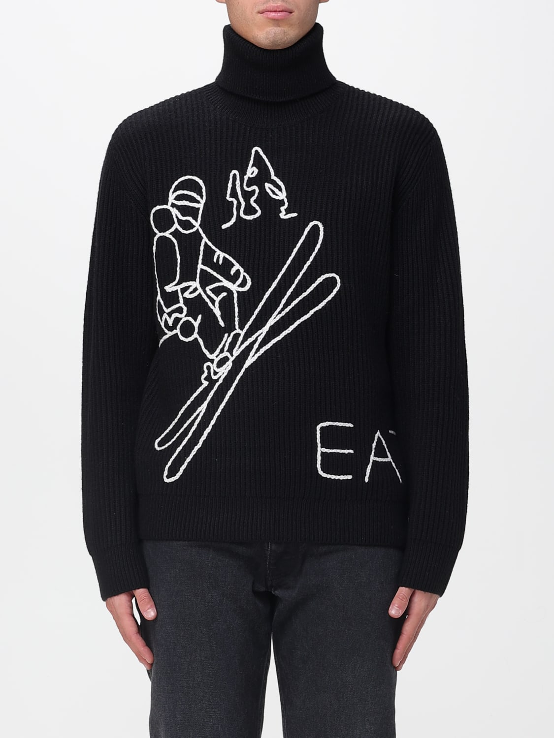 EA7 SWEATER: Sweater men Ea7, Black - Img 1