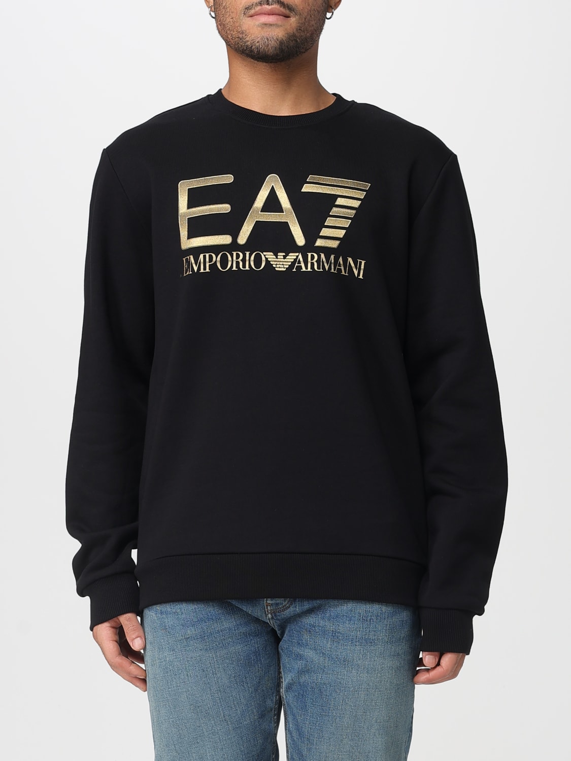 EA7 SWEATSHIRT: Sweatshirt men Ea7, Black - Img 1