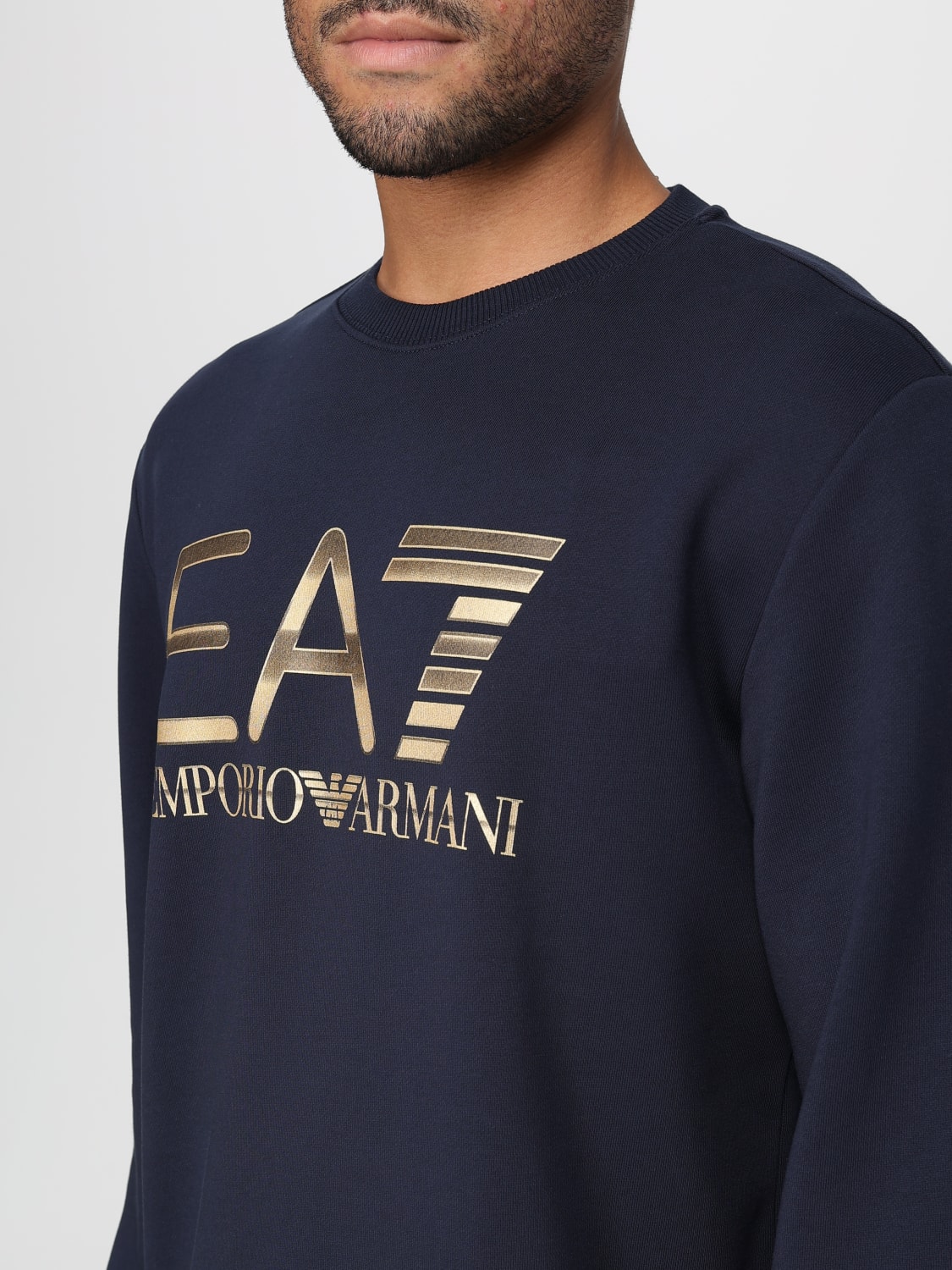 EA7 SWEATSHIRT: Sweatshirt men Ea7, Blue - Img 3