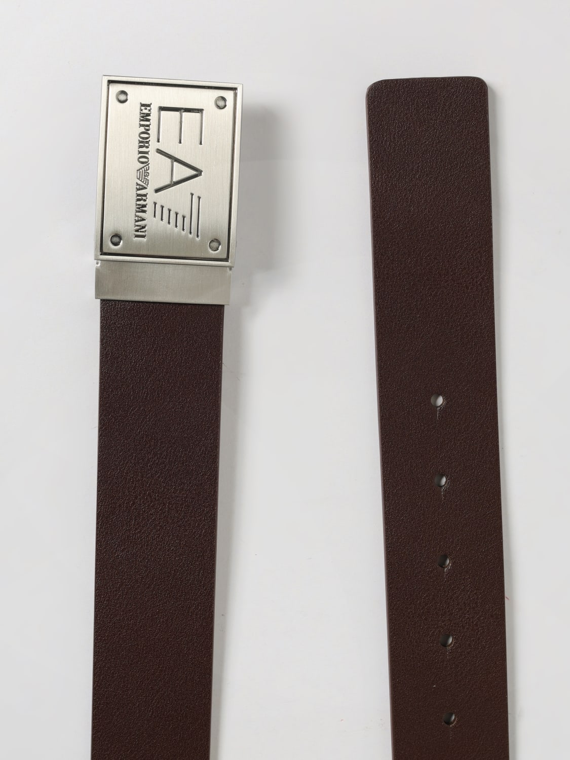 EA7 BELT: Belt men Ea7, Brown - Img 2