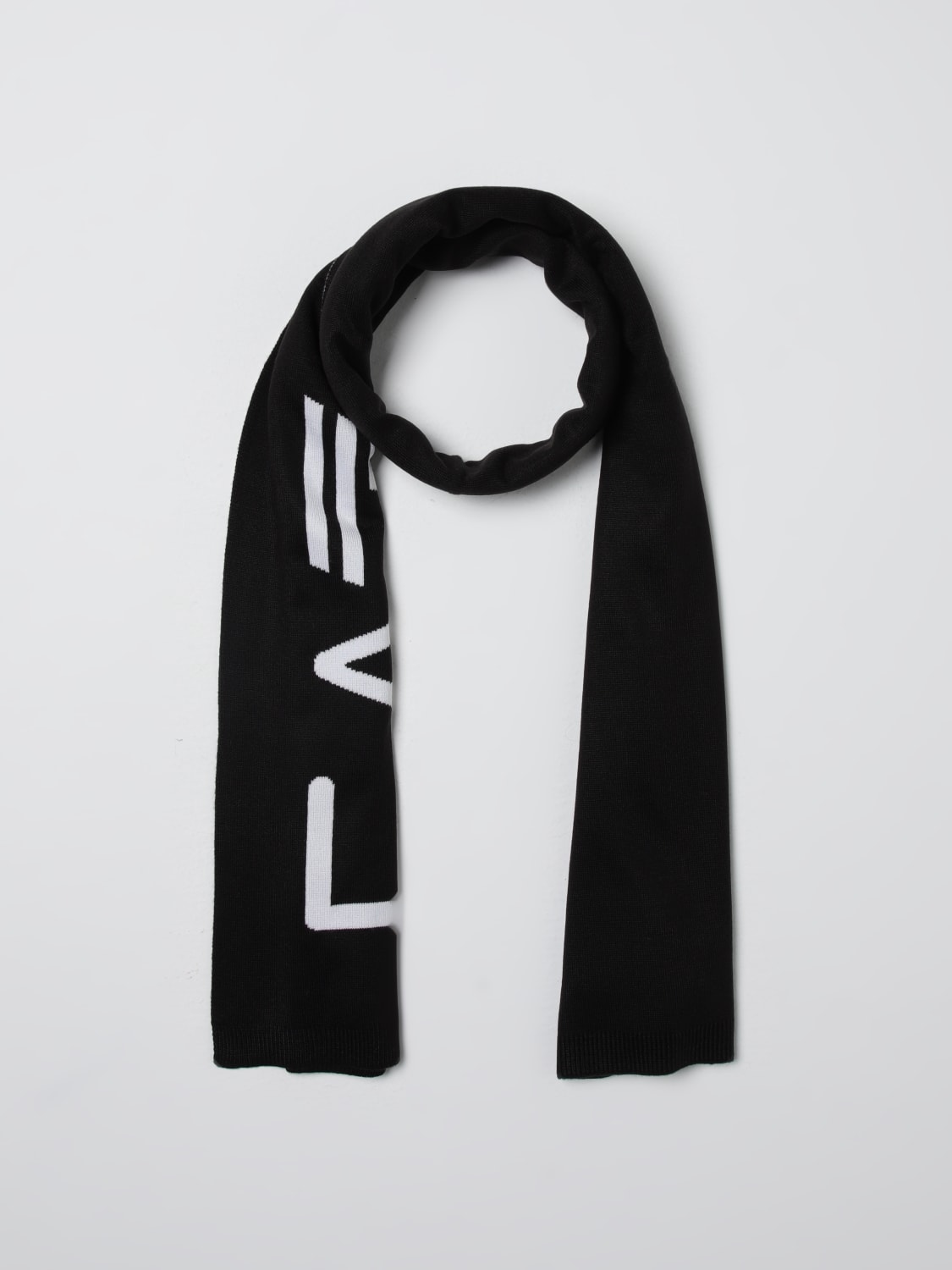 EA7 SCARF: Scarf men Ea7, Black - Img 2