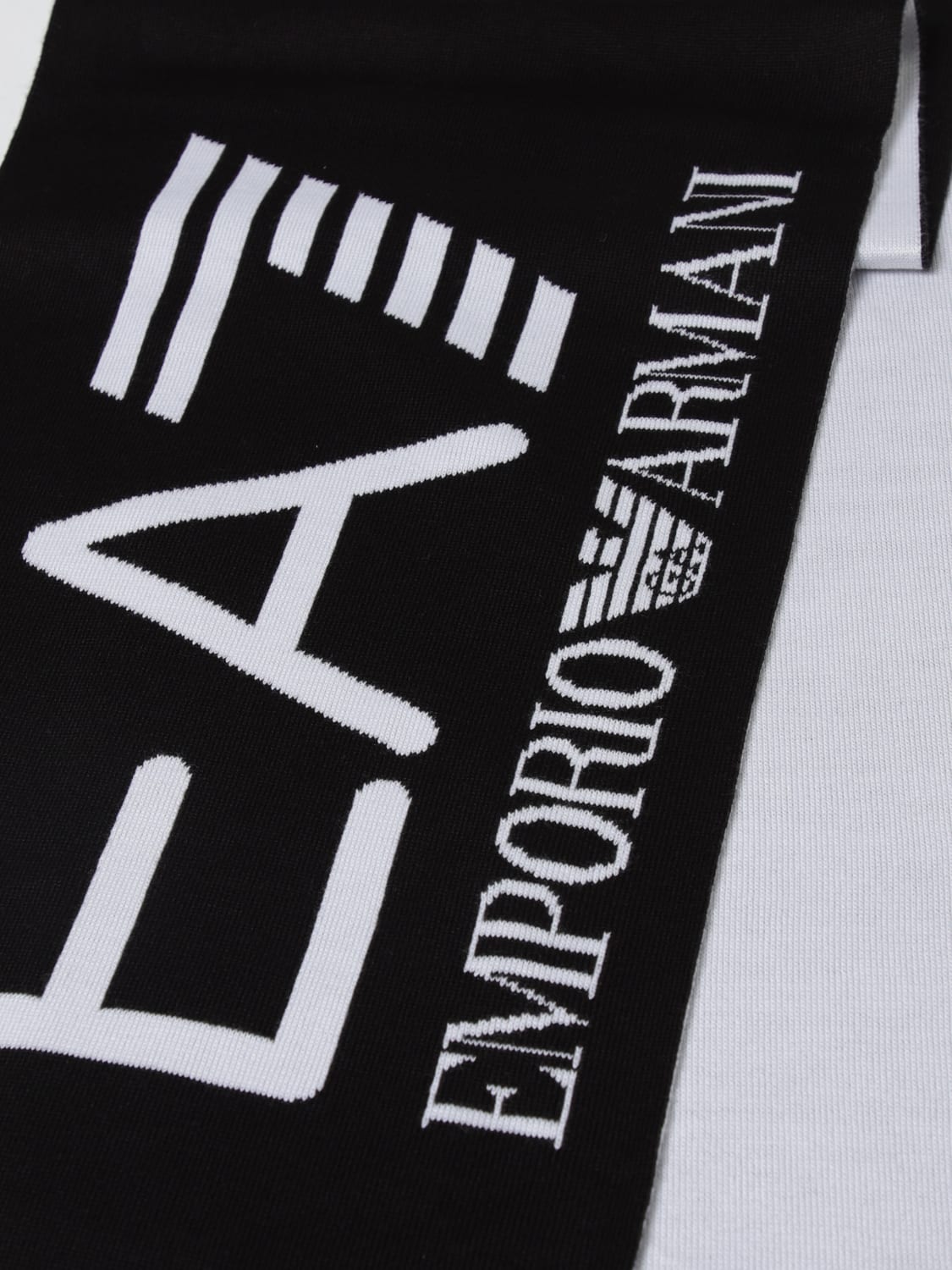 EA7 SCARF: Scarf men Ea7, Black - Img 3
