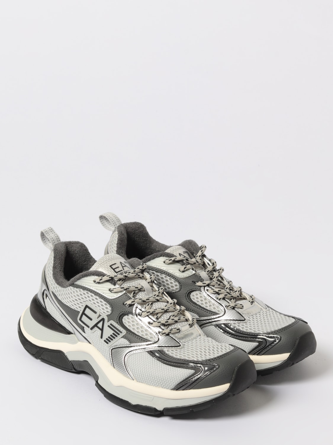 EA7 SNEAKERS: Sneakers herren Ea7, Silber - Img 2