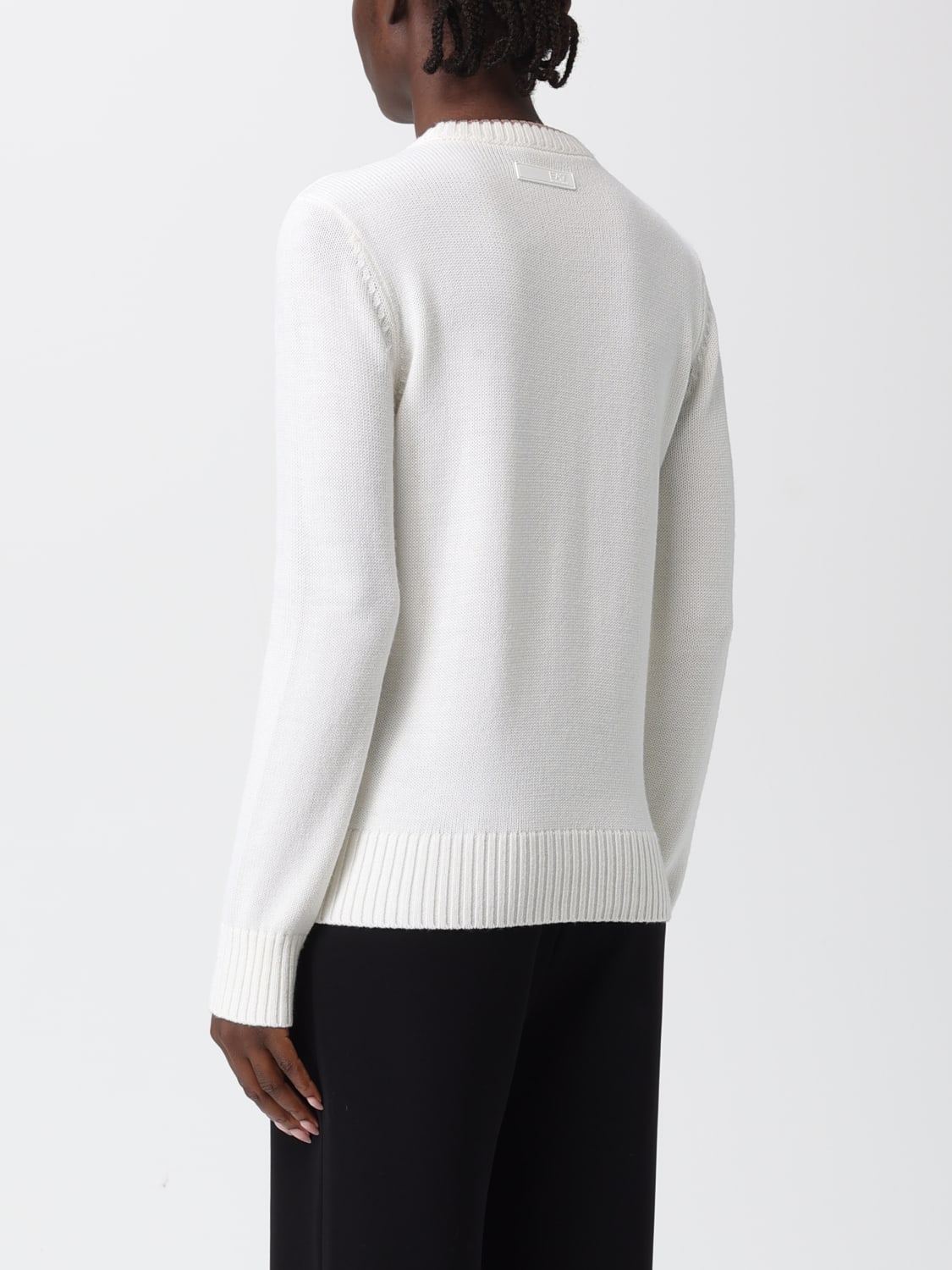 EA7 SWEATER: Sweater woman Ea7, Natural - Img 2