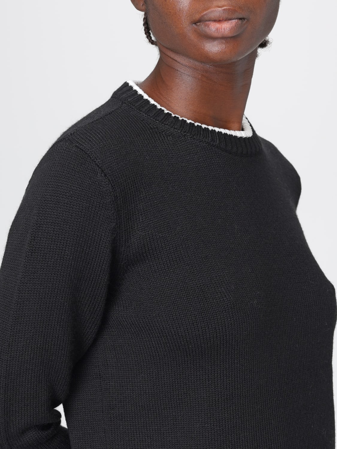 EA7 セーター: セーター レディース Ea7, ブラック - Img 3