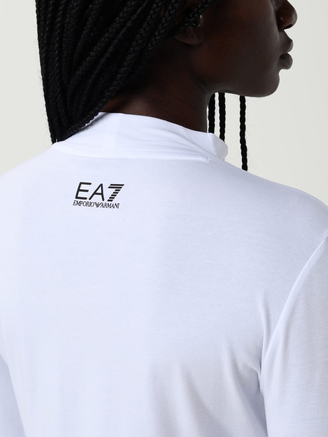EA7 T-SHIRT: T-shirt damen Ea7, Natural - Img 3