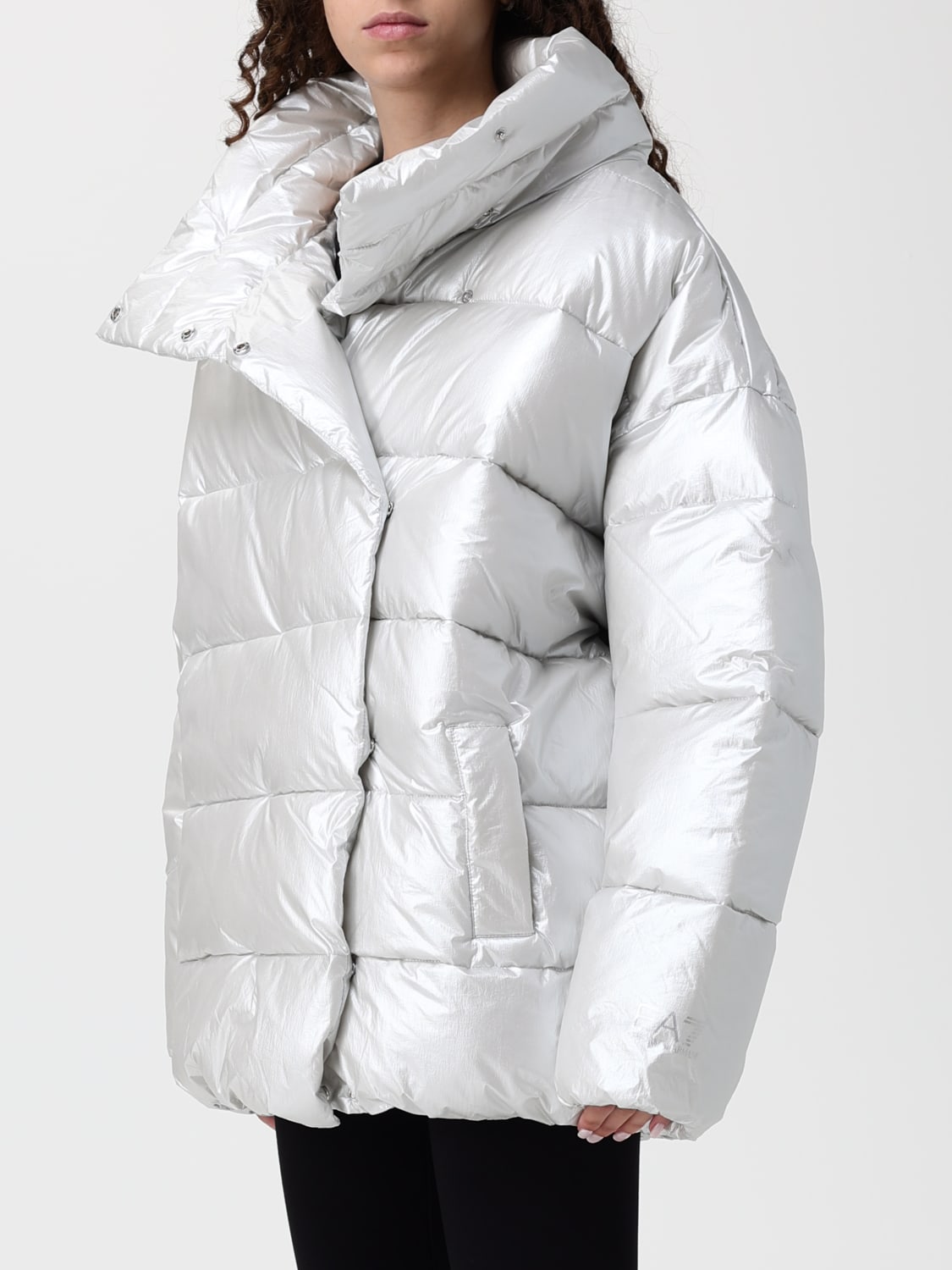 EA7 JACKET: Jacket woman Ea7, Blue - Img 3