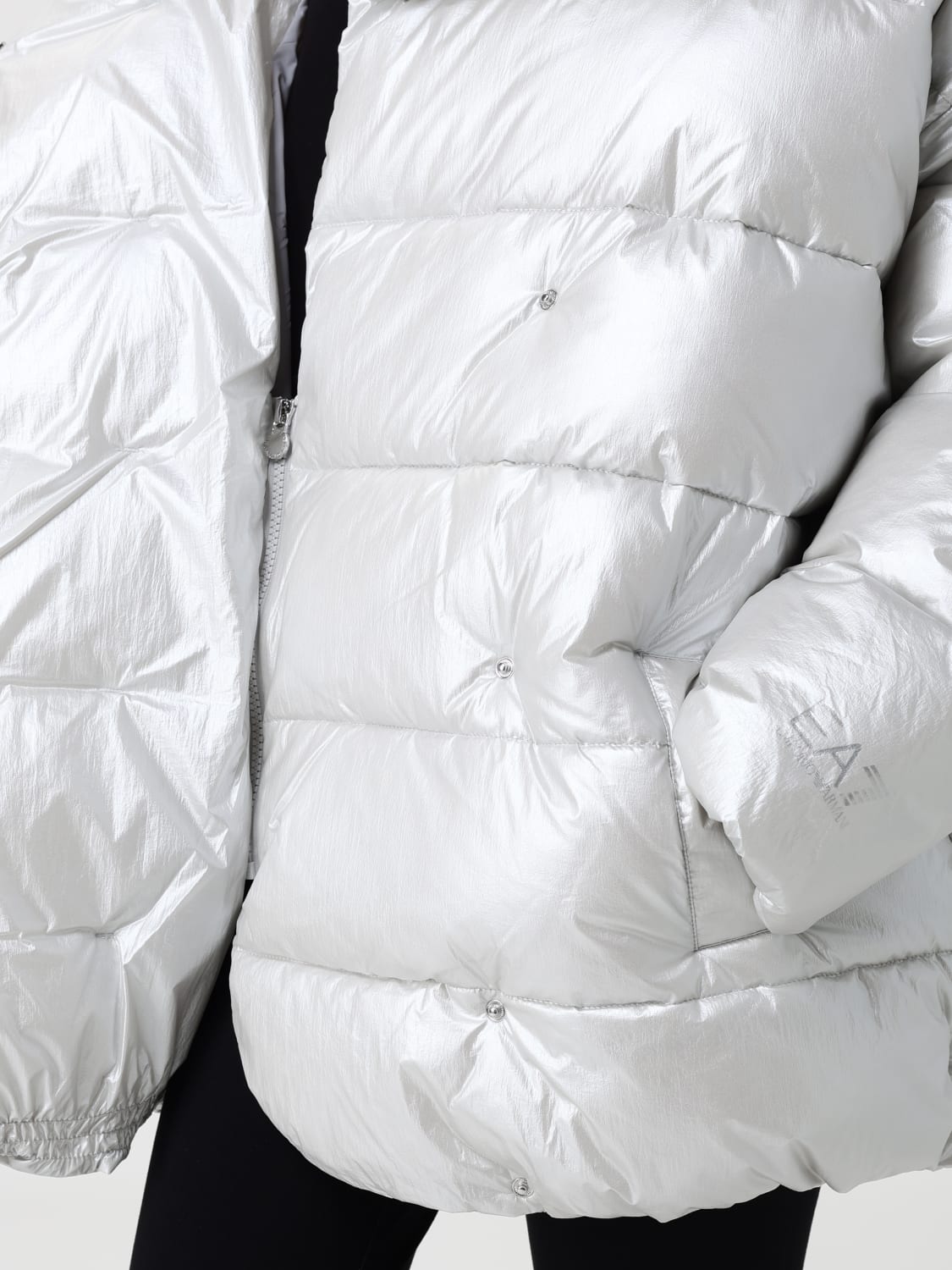 EA7 JACKET: Jacket woman Ea7, Blue - Img 4