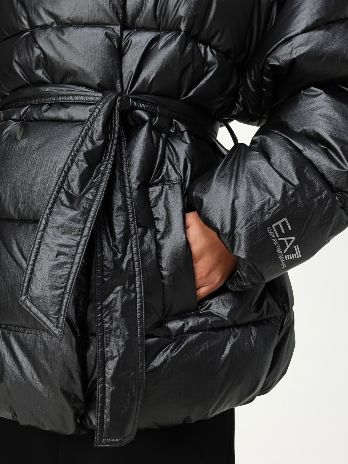 EA7 JACKET: Jacket woman Ea7, Charcoal - Img 4