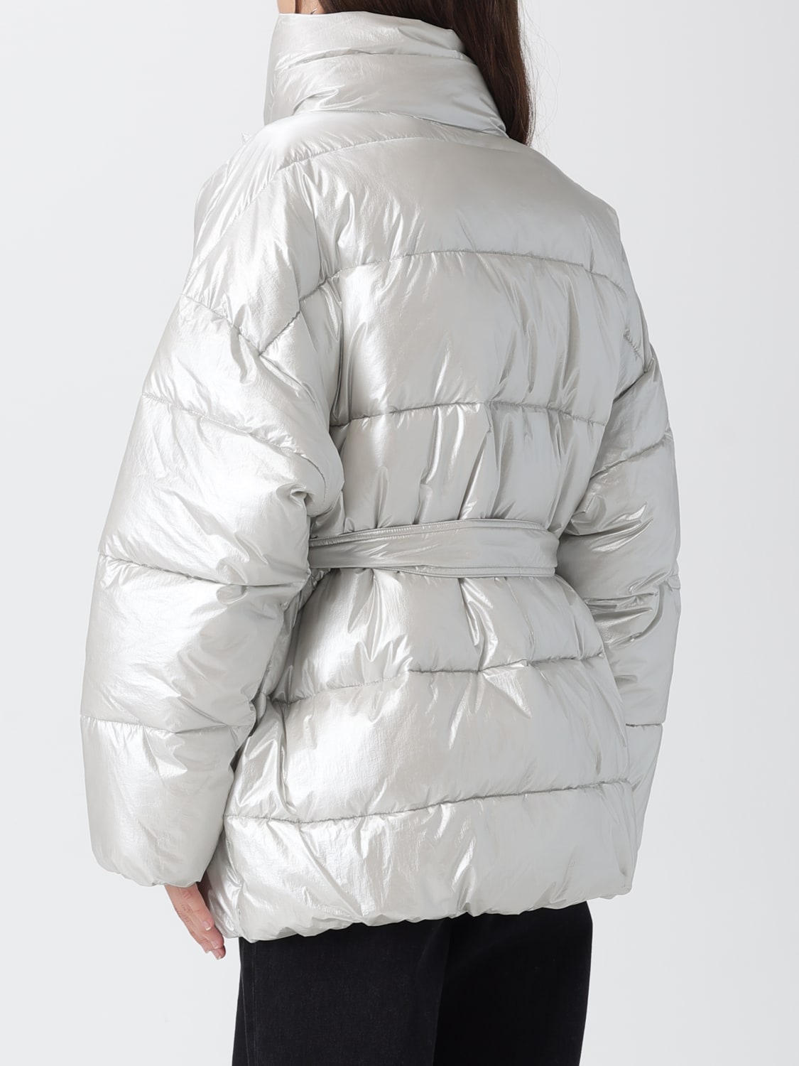 EA7 JACKET: Jacket woman Ea7, Silver - Img 2
