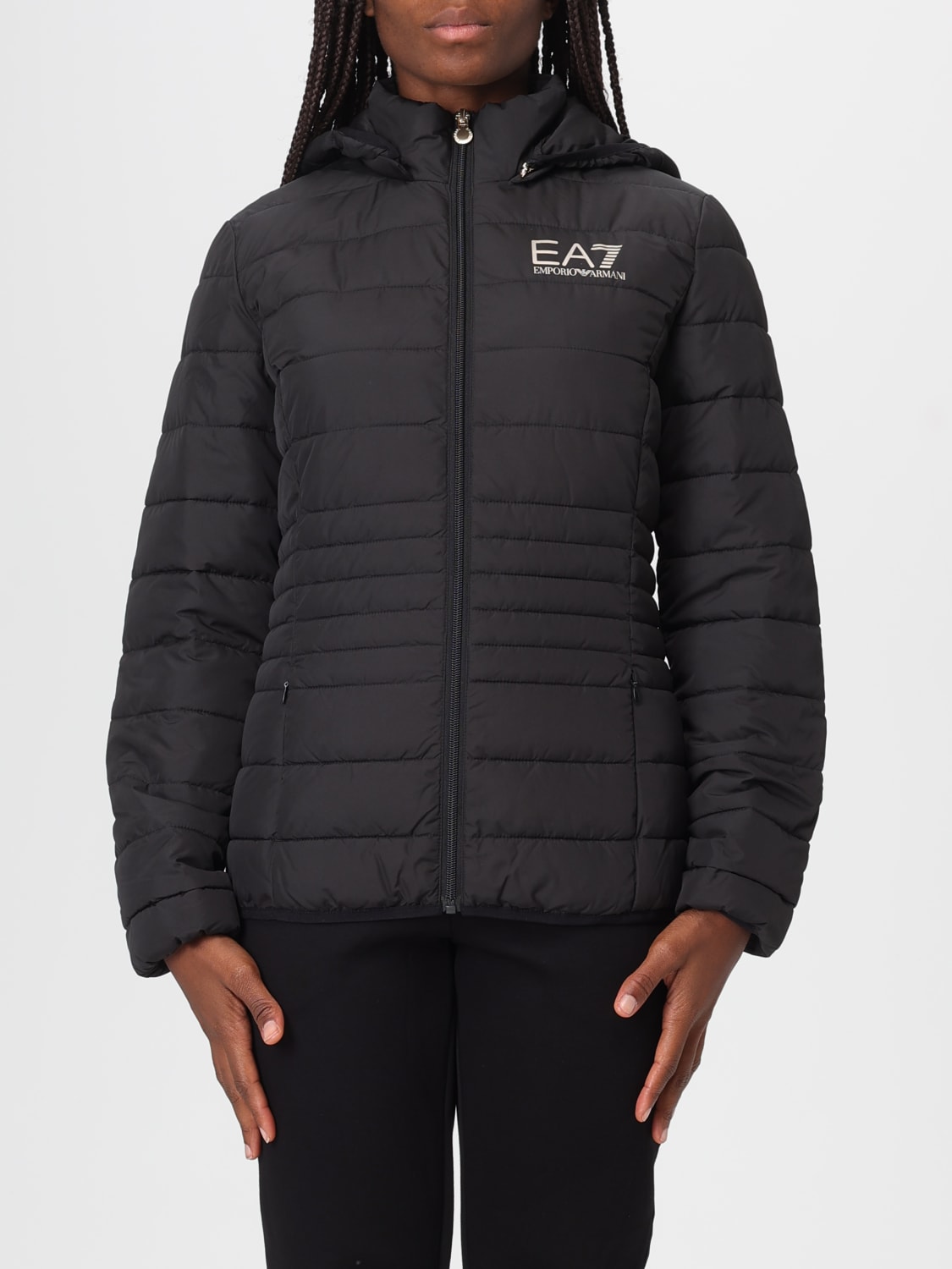 EA7 JACKET: Jacket woman Ea7, Black - Img 1