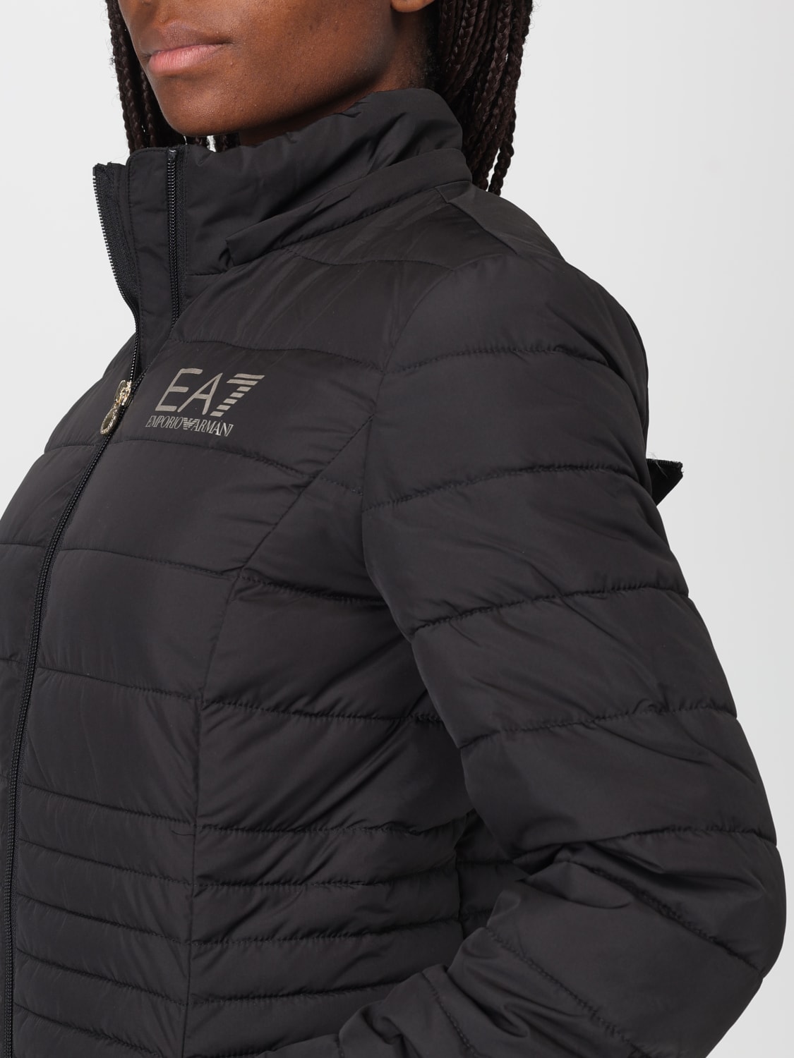 EA7 JACKET: Jacket woman Ea7, Black - Img 4