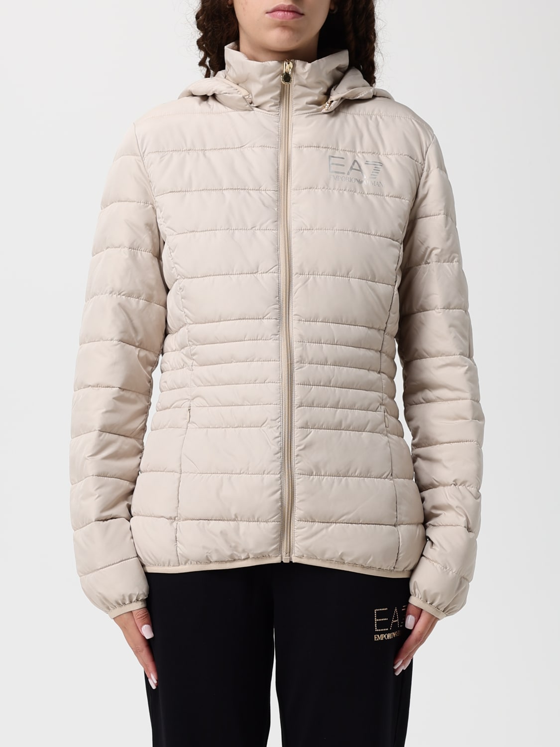 EA7 JACKET: Jacket woman Ea7, Sand - Img 1