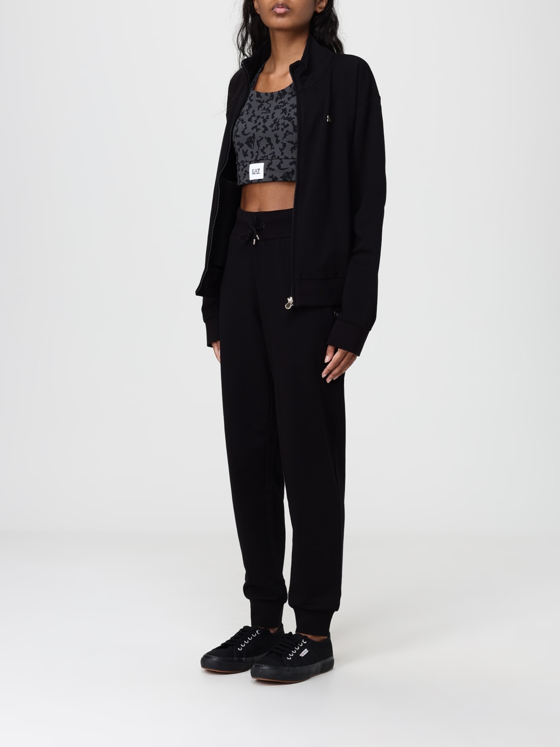 EA7 ZWEITEILER: Jumpsuit damen Ea7, Schwarz - Img 4