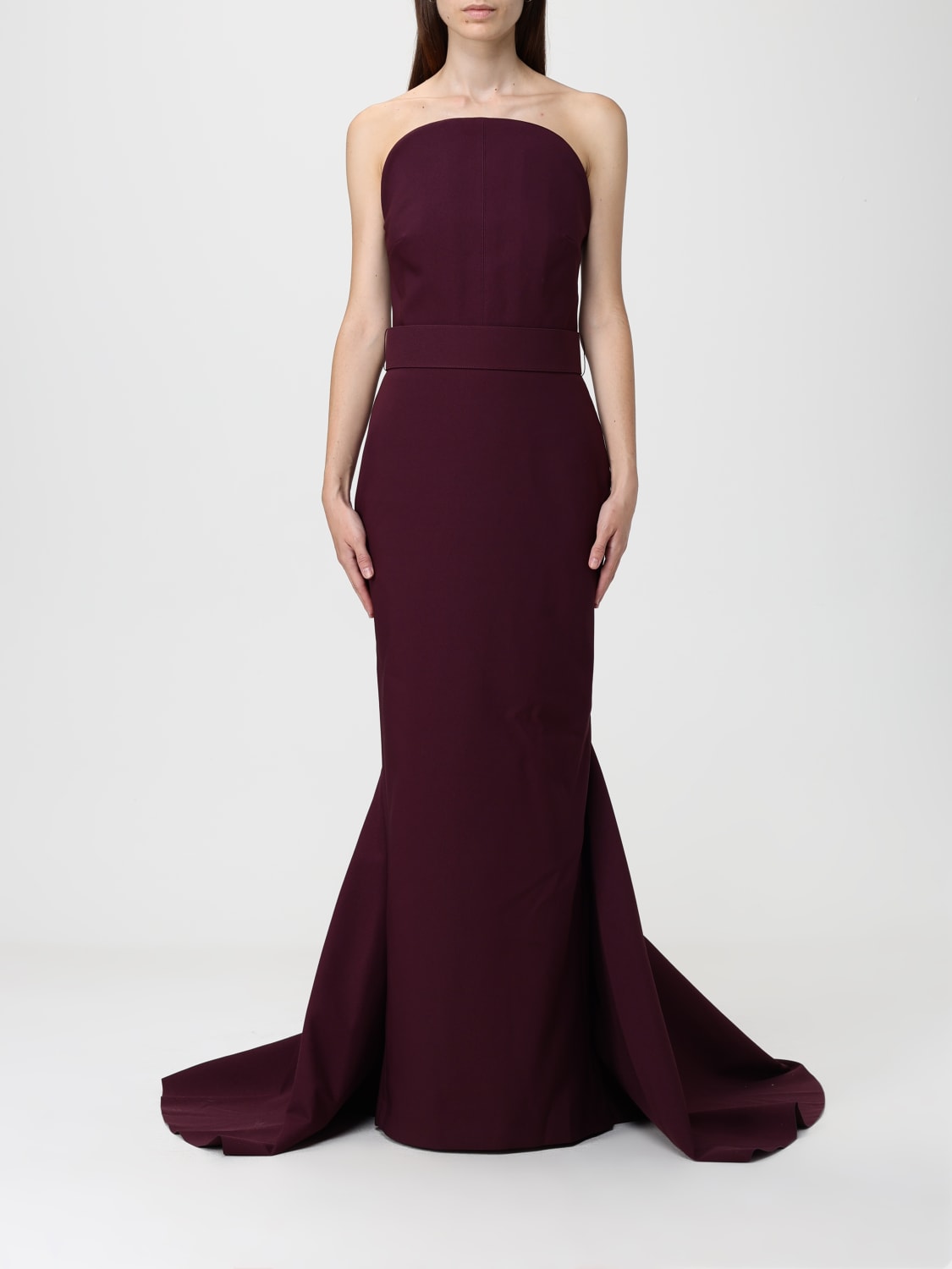 SOLACE LONDON DRESS: Dress woman Solace London, Burgundy - Img 1