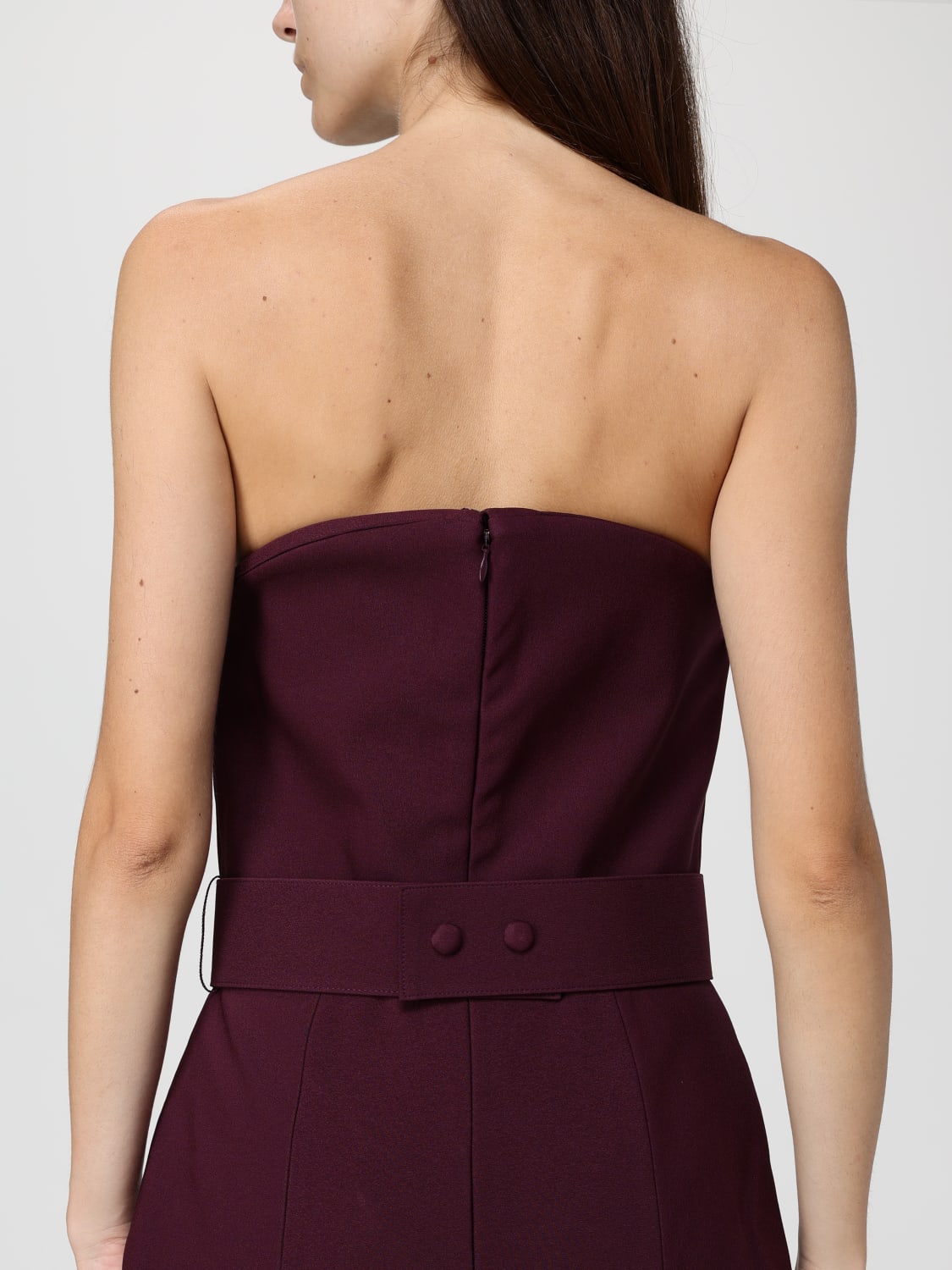 SOLACE LONDON DRESS: Dress woman Solace London, Burgundy - Img 4