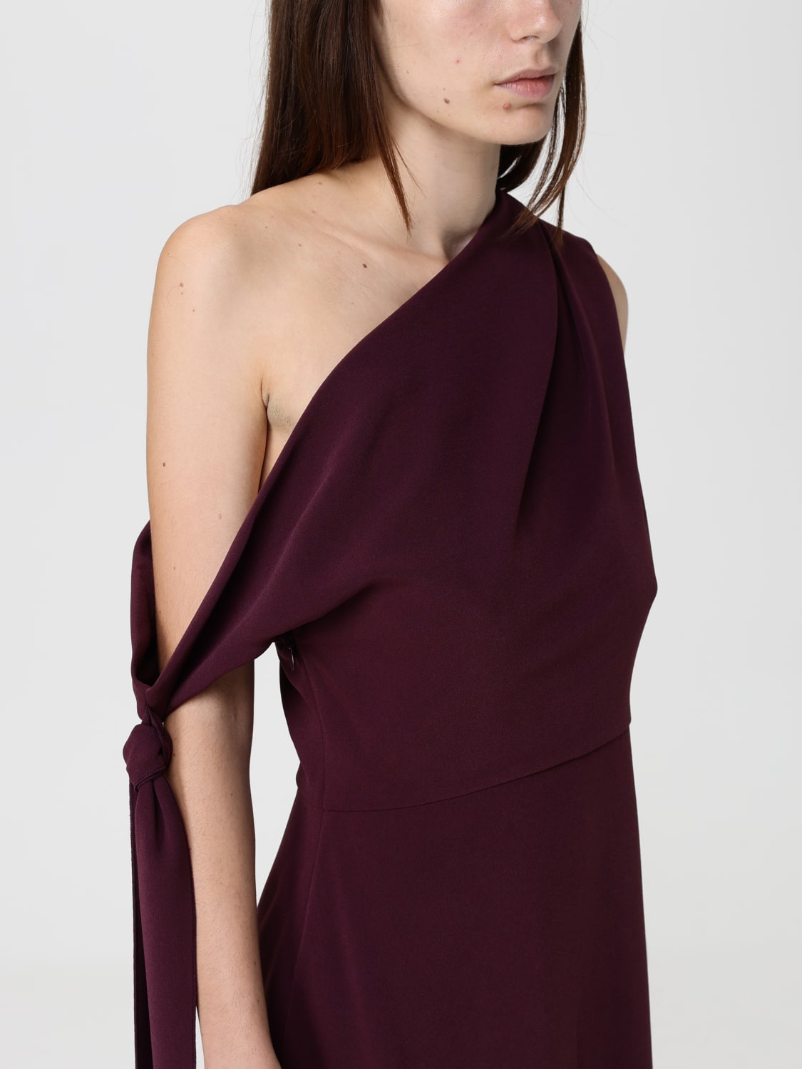 SOLACE LONDON DRESS: Dress woman Solace London, Burgundy - Img 4