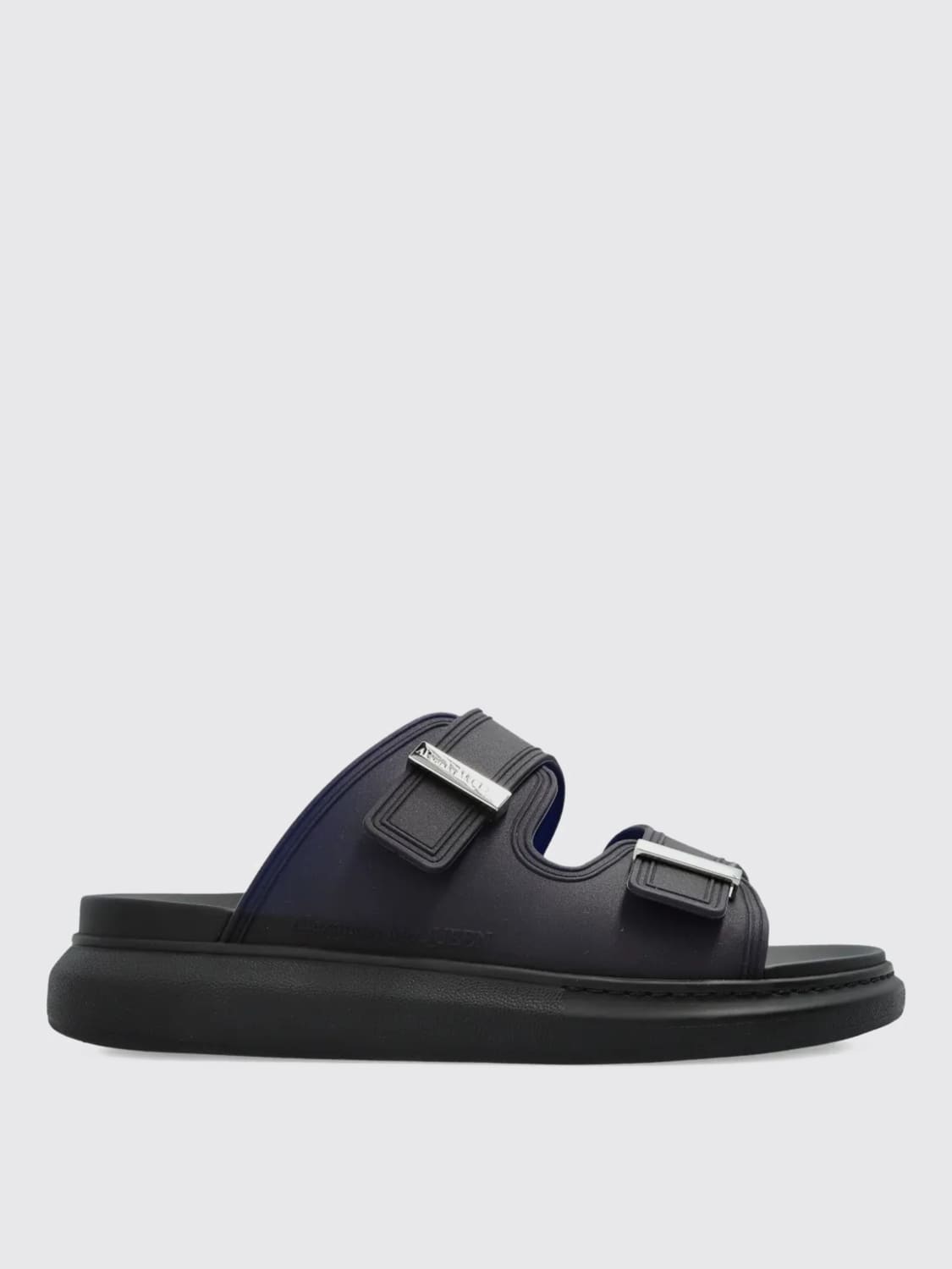 MCQUEEN SANDALS: Shoes men McQueen, Blue - Img 1