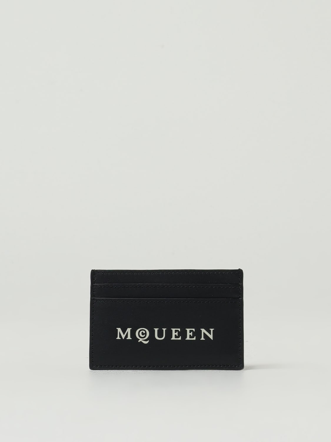MCQUEEN WALLET: Wallet men McQueen, Black - Img 1