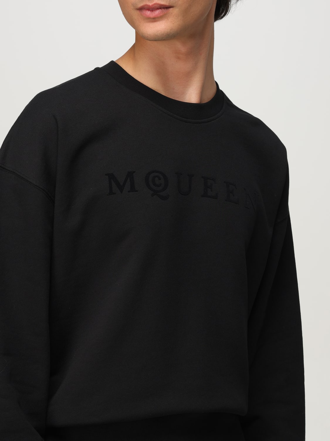 MCQUEEN SWEATSHIRT: Sweatshirt men McQueen, Black - Img 5