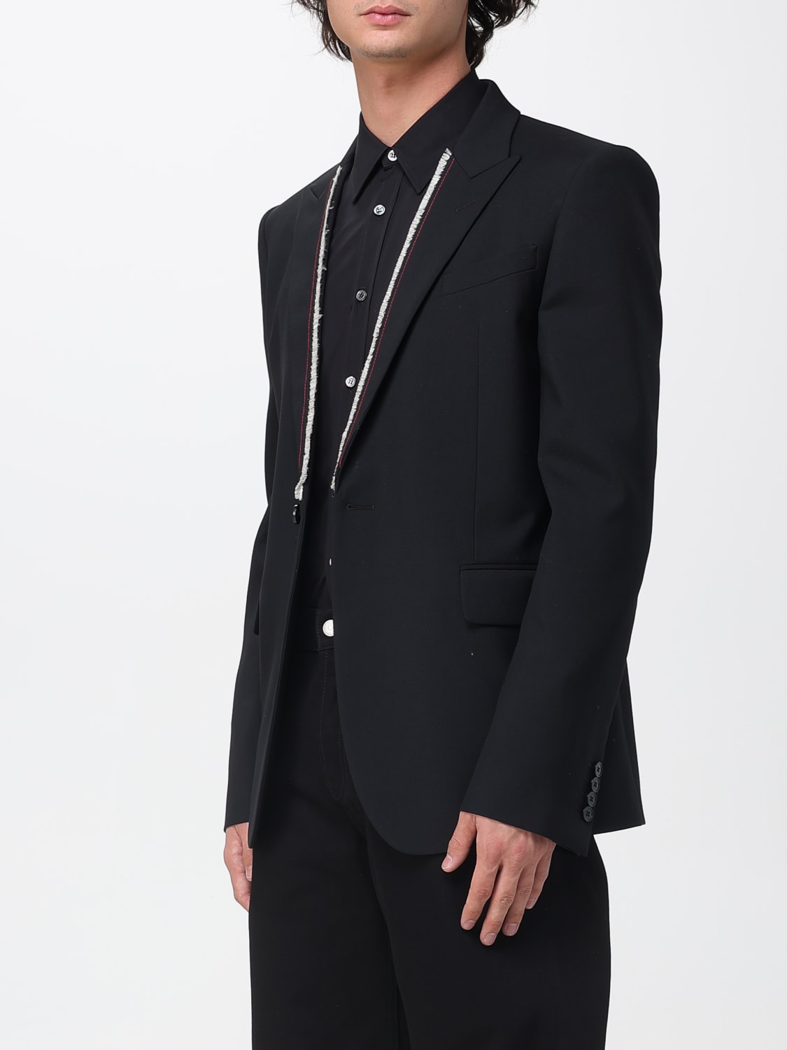 MCQUEEN ジャケット: ブレザー メンズ McQueen, ブラック - Img 4