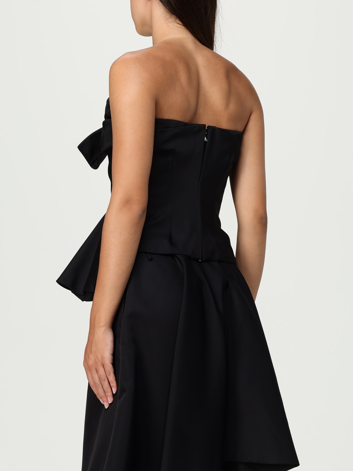 MCQUEEN TOP: Top damen McQueen, Schwarz - Img 3