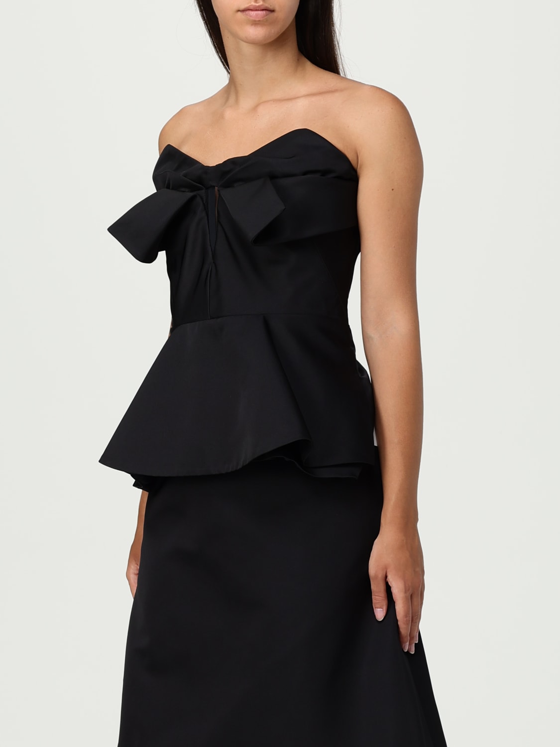 MCQUEEN TOP: Top damen McQueen, Schwarz - Img 4