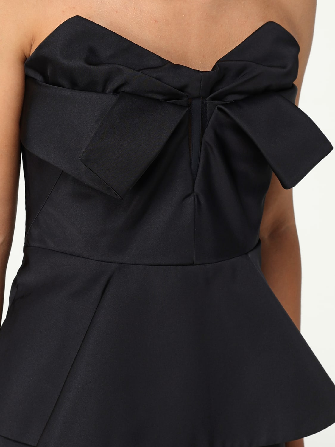 MCQUEEN TOP: Top damen McQueen, Schwarz - Img 5